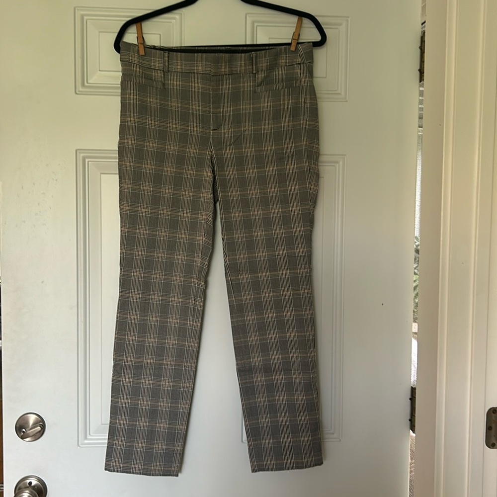 Banana Republic Sloan pant in plaid